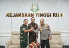 Perkuat Komitmen Penegakan Hukum Berintegritas, Kapolda Dan Pangdam Silaturrahim Ke Kejati Riau