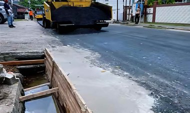 Perbaiki Drainase Rubuh Di Jalan Sekolah Rumbai, Pemko Pekanbaru Berlakukan Buka Tutup Arus Lalu Lintas