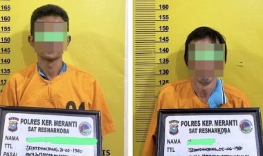 Gagalkan Dugaan Transaksi Narkoba Di Selatpanjang, Polres Meranti Amankan Dua Tersangka