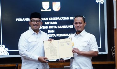 Percepat Pembangunan Dan Tingkatkan PAD, Pemko Pekanbaru–Bandung Resmi Jalin Kerja Sama