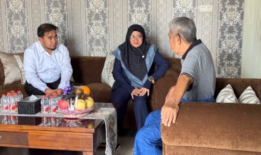 Minta Restu Kepemimpinan Baru, Bupati Siak Ajak Direktur BSP Bersilaturahim Ke Kediaman Arwin AS