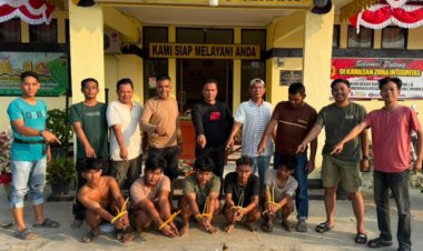 Ungkap Dua Kasus Narkoba Dalam Semalam, Polsek Batang Cenaku Ringkus Lima Tersangka