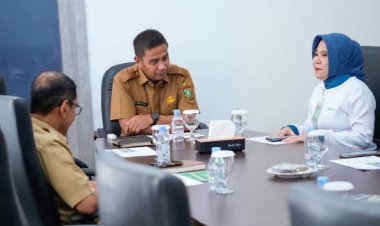 Fokus Perluas Perlindungan Pekerja, Bupati Kampar Terima Audiensi BPJS Ketenagakerjaan