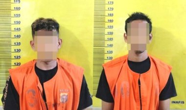 Gagalkan Aksi Pencurian Kabel Grounding PLN, Polsek Kandis Amankan Dua Terduga Pelaku
