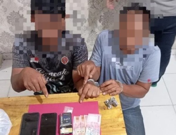 Bongkar Peredaran Narkoba Di Peron Sawit, Polsek Lubuk Dalam Sita 0,34 Gram Sabu