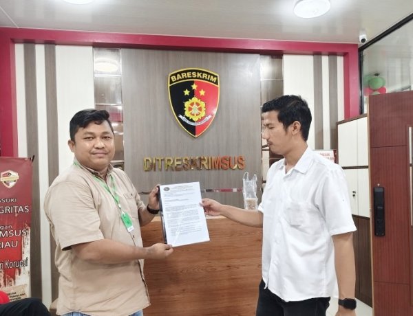 Soroti Proyek Access Point Rp2,3 Miliar Di UIN Suska, DPD LHI Serahkan Dokumen Investigasi Ke Polda Riau