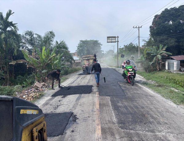 Di Tengah Defisit Anggaran Daerah, Pemkab Siak Tetap Prioritaskan Perbaikan 152Km Infrastruktur Jalan