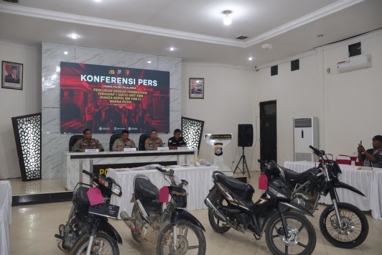 Bongkar Dua Kasus Curanmor, Polsek Ukui Berhasil Ringkus Komplotan Pelaku
