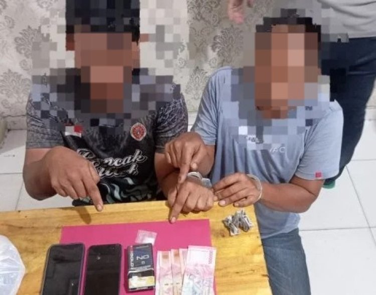 Bongkar Peredaran Narkoba Di Peron Sawit, Polsek Lubuk Dalam Sita 0,34 Gram Sabu