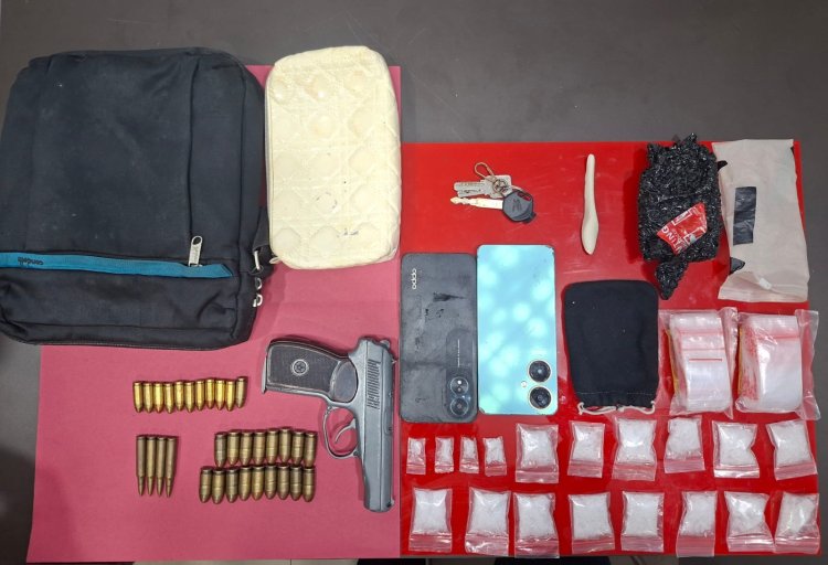 Bongkar Dugaan Peredaran Narkoba Di Tambusai Utara, Polres Rohul Sita, Airsoft Gun Dan 33 Butir Amunisi