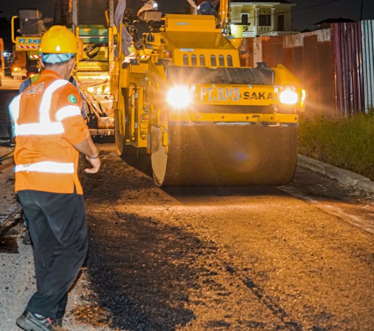 Terus Genjot Perbaikan Infrastruktur, Pemko Pekanbaru Kini Sulap Jalan Merak Jadi Lebih Nyaman