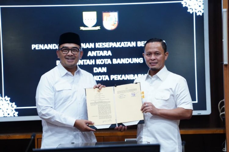 Percepat Pembangunan Dan Tingkatkan PAD, Pemko Pekanbaru–Bandung Resmi Jalin Kerja Sama