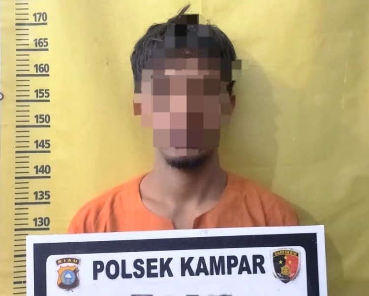 Terekam CCTV Bobol Kedai, Polsek Kampar Ringkus Residivis Akui Enam Kali Aksi Pencurian