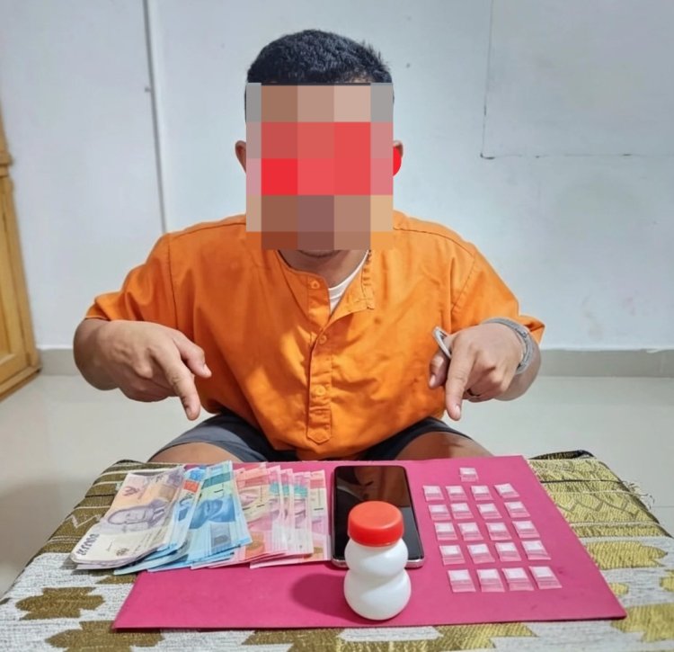 Bongkar Peredaran Narkoba Di Buluh Manis, Polsek Mandau Sita 21 Paket Sabu Siap Edar