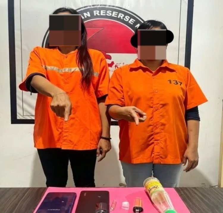 Edarkan Sabu Selama Setahun, Dua Perempuan Di Bengkalis Diciduk Polisi