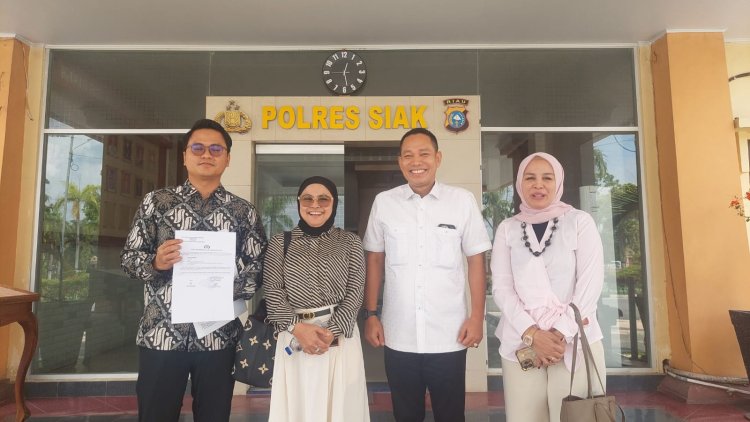 Merasa Difitnah Di Media Sosial, Ketua DPRD Siak Tempuh Jalur Hukum Laporkan Dugaan Pencemaran Nama Baik