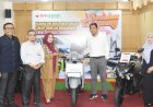 Tabungan Berbuah Yamaha Fazzio, Warga Pekanbaru Tak Sangka Dapat Hadiah Program Bedelau BRK Syariah