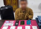 Terendus Mesin X-Ray, Pria Asal Aceh Bawa 1 Kg Sabu Dalam Koper Ditangkap Di Bandara SSK II