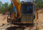 Bongkar Tambang Galian C Ilegal Di Kerumutan, Polres Pelalawan Sita Excavator Komatsu