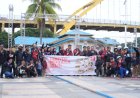 Tebar Semangat Kebersamaan Dan Kepedulian, 100 Bikers Ikuti Convoy Merdeka Capella Honda Di Pekanbaru