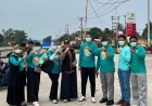 Karhutla Riau Mulai Ancam Kesehatan, Universitas Hang Tuah Bagikan Ribuan Masker Di Rimbo Panjang