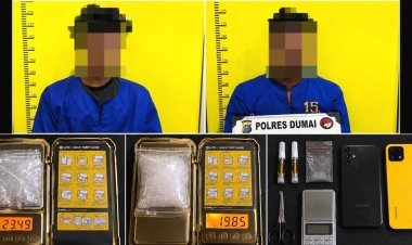 Bongkar Peredaran Narkoba Di Dumai Barat, Polres Dumai Sita 23,49 Gram Sabu Dan 19,85 Gram Etomidate
