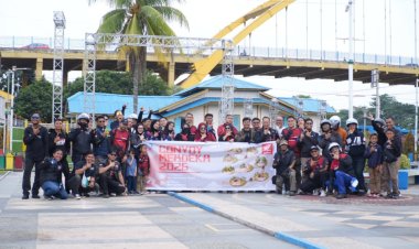 Tebar Semangat Kebersamaan Dan Kepedulian, 100 Bikers Ikuti Convoy Merdeka Capella Honda Di Pekanbaru