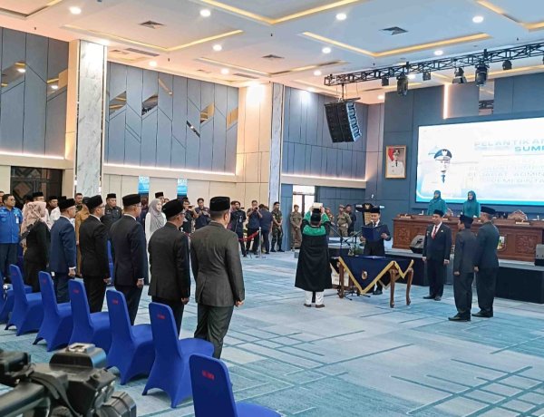 Tekankan Integritas Dan Pelayanan Rakyat, Wako Agung Nugroho Resmi Lantik Sekda Pekanbaru