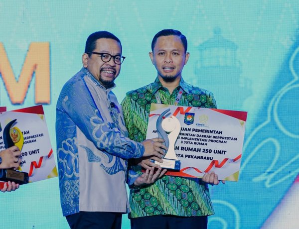 Kembali Ukir Prestasi Nasional, Pemko Pekanbaru Bawa Pulang Bantuan Bedah 250 Rumah Warga