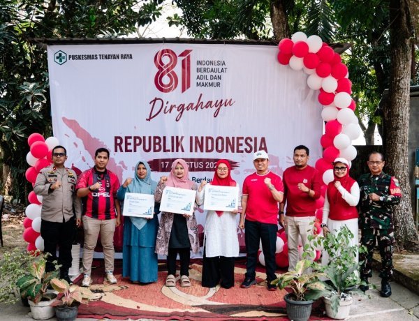 Semarak HUT RI ke-81, 37 Posyandu Tenayan Raya Pekanbaru Unjuk Kreativitas Lewat Konten Kesehatan