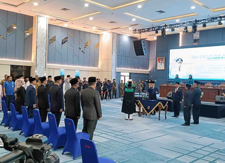 Tekankan Integritas Dan Pelayanan Rakyat, Wako Agung Nugroho Resmi Lantik Sekda Pekanbaru