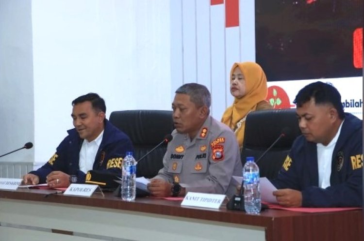 Bongkar Dua Kasus Kejahatan Lingkungan, Polres Inhil Amankan 2 Tersangka