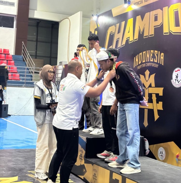 Bersinar Di Kejurnas Muaythai 2026, Lima Atlet Muaythai Bengkalis Sumbang Medali Untuk Riau