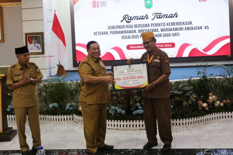 Kenang Jasa Para Pejuang Kemerdekaan, Pemprov Riau Salurkan Rp520,5 Juta Sagu Hati Untuk 347 Veteran Dan Keluarga