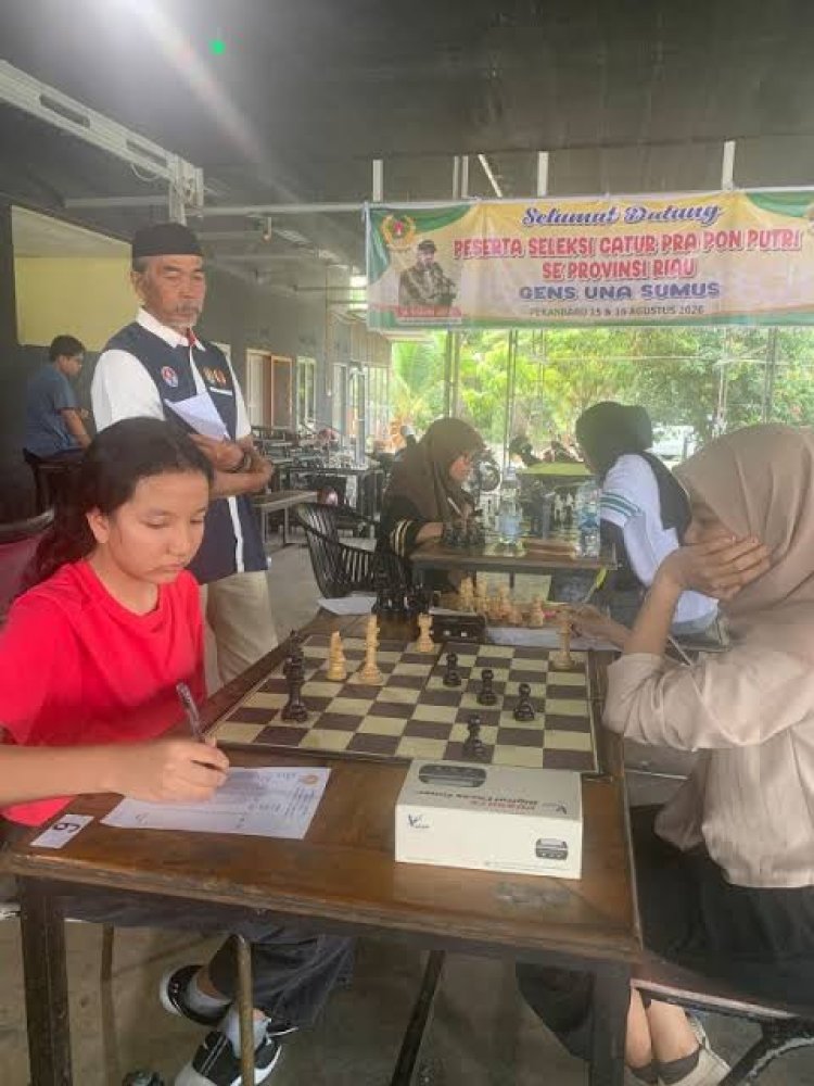 Taklukkan 22 Pesaing, Empat Pecatur Putri Riau Amankan Langkah Menuju PON 2028