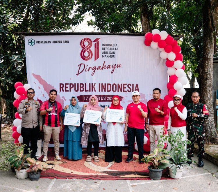 Semarak HUT RI ke-81, 37 Posyandu Tenayan Raya Pekanbaru Unjuk Kreativitas Lewat Konten Kesehatan