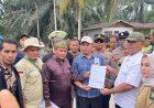 Tuntut 20 Persen Tenaga Kerja Dan Transparansi CSR, Ratusan Warga Sei Jernih Kampar Geruduk PT Agrinas Palma Nusantara