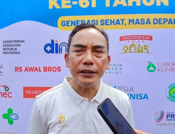 Kabut Asap Karhutla Masih Kepung Pekanbaru, Diskes Bagikan 50 Ribu Masker Dan Perpanjang Jam Layanan Puskesmas