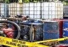 Cairan BBM Diuji Ke Laboratorium, Gudang Penampungan 54 Baby Tank Di Tenayan Raya Disegel