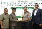 Sambangi Gedung DPRD Riau, Kapolda Arman Achdiat Siap Bersinergi Atasi Isu Strategis Daerah