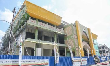 Revitalisasi Pasar Bawah Kembali Molor, Pemko Pekanbaru Ultimatum PT AAS Segera Selesaikan Pekerjaan