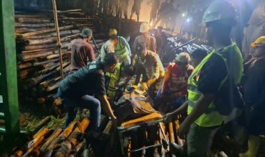 Kecelakaan Kerja Terjadi Di Pelalawan, Seorang Mekanik Mobil Tewas Tertimpa Truk Fuso Bermuatan Kayu