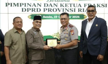 Sambangi Gedung DPRD Riau, Kapolda Arman Achdiat Siap Bersinergi Atasi Isu Strategis Daerah