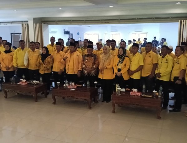 Terpilih Aklamasi Di Musda Ke VI, Bupati Bistamam Nahkodai DPD II Golkar Rohil Periode 2026-2031