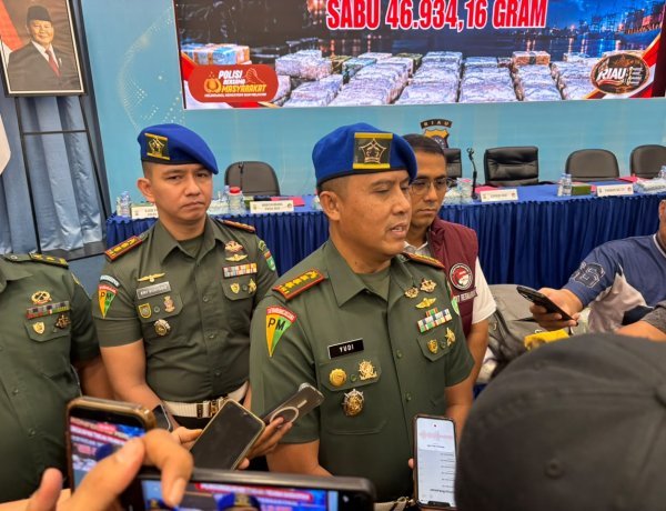 Oknum TNI Terseret Kasus Sabu 46,9 Kg, Danpomdam Tuanku Tambusai Tegaskan Prajurit Terlibat Narkoba Terancam Dipecat