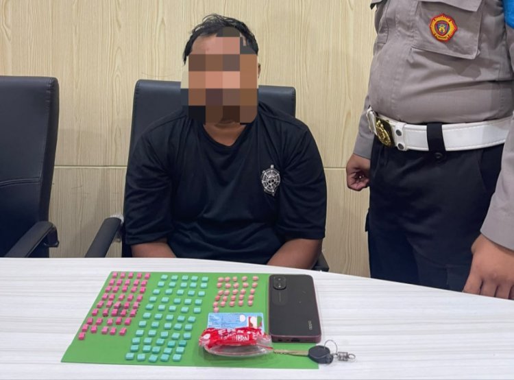 Bongkar Transaksi Narkoba Di Parkiran Hotel, Polresta Pekanbaru Sita 122 Butir Ekstasi