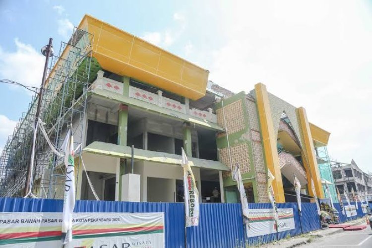 Revitalisasi Pasar Bawah Kembali Molor, Pemko Pekanbaru Ultimatum PT AAS Segera Selesaikan Pekerjaan