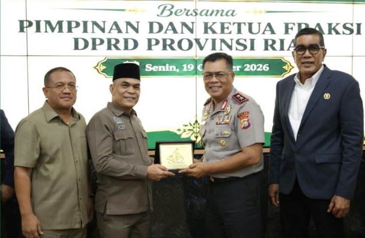 Sambangi Gedung DPRD Riau, Kapolda Arman Achdiat Siap Bersinergi Atasi Isu Strategis Daerah